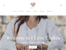 Tablet Screenshot of ilovechakra.com